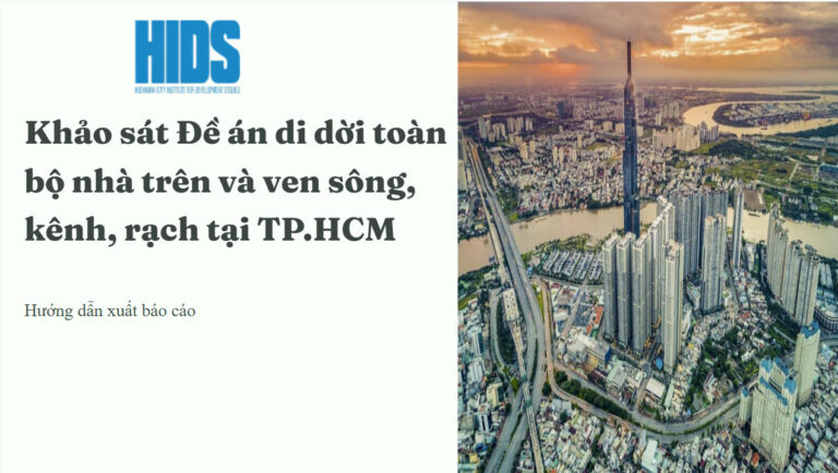 Hướng dẫn xuất báo cáo