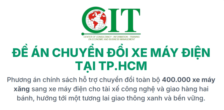 Đề án chuyển đổi xe máy điện tại TP.HCM